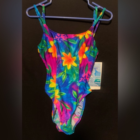 Vintage Sessa! Floral One Piece Swim Suit size 8 - Picture 9 of 9